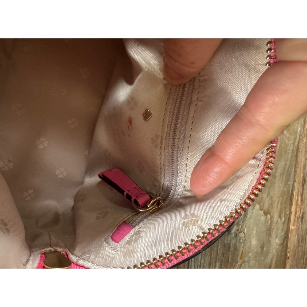 Kate Spade Cameron's pink dome crossbody pebbled leather handbag - Picture 10 of 12